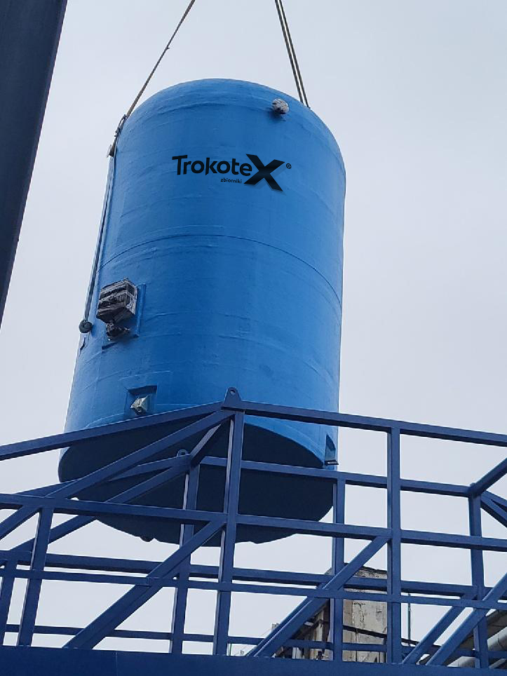 zbiorniki magazynowe pionowe, realizacja trokotex