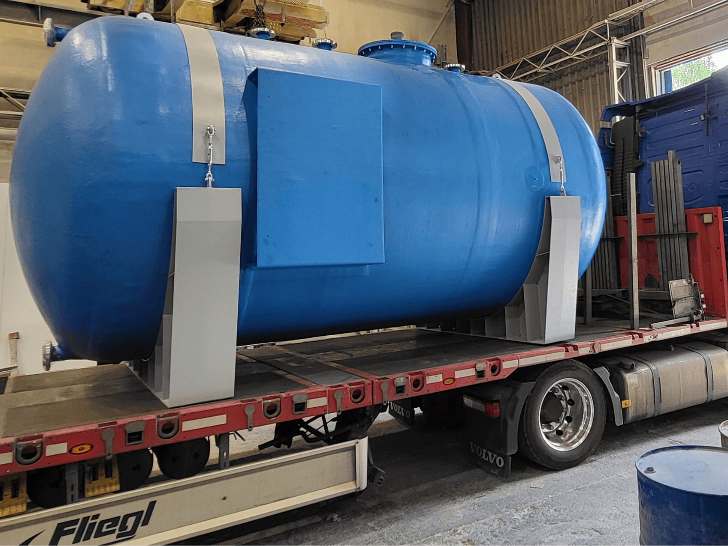 zbiornik na elektrolity poziomy