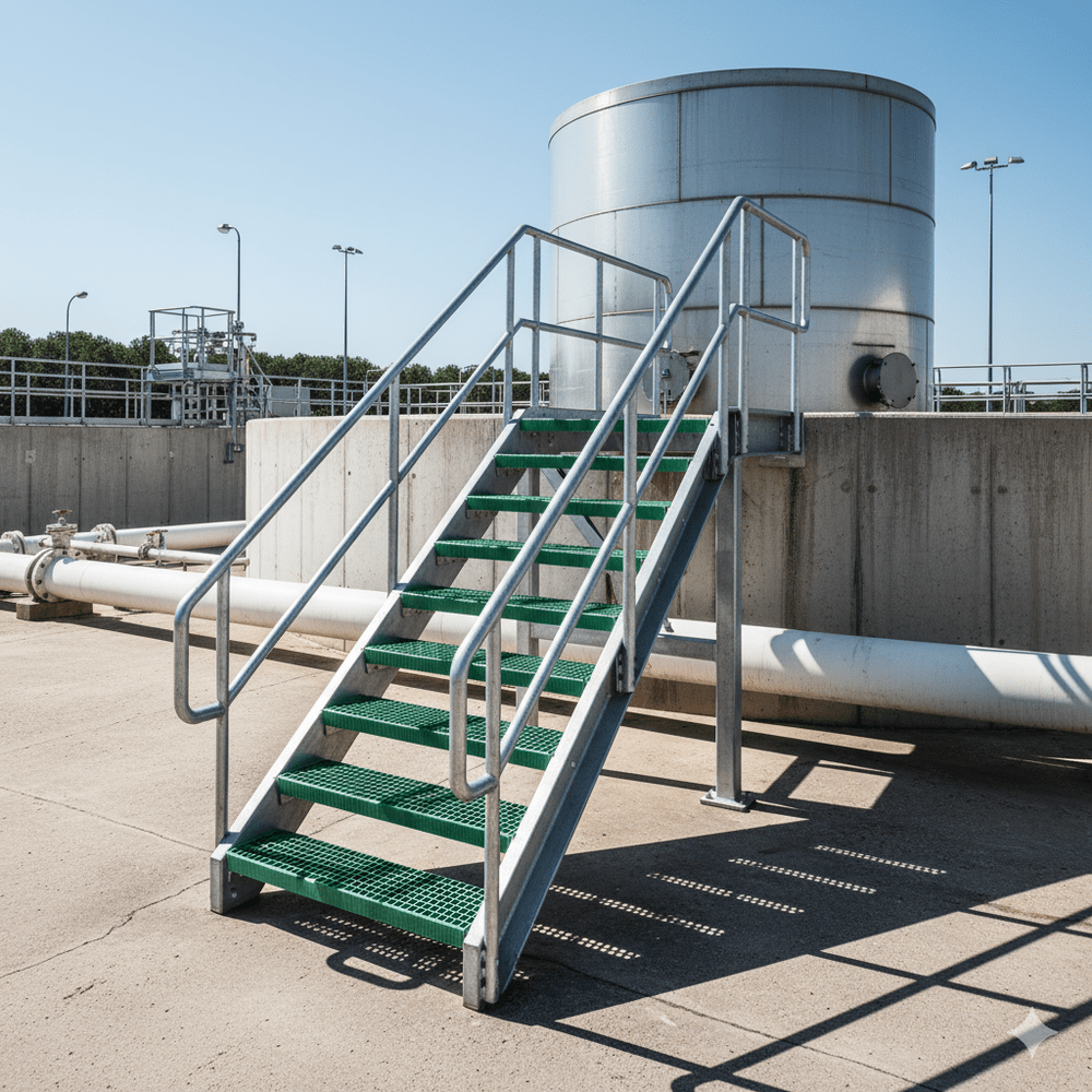 stopnie schodów technicznych